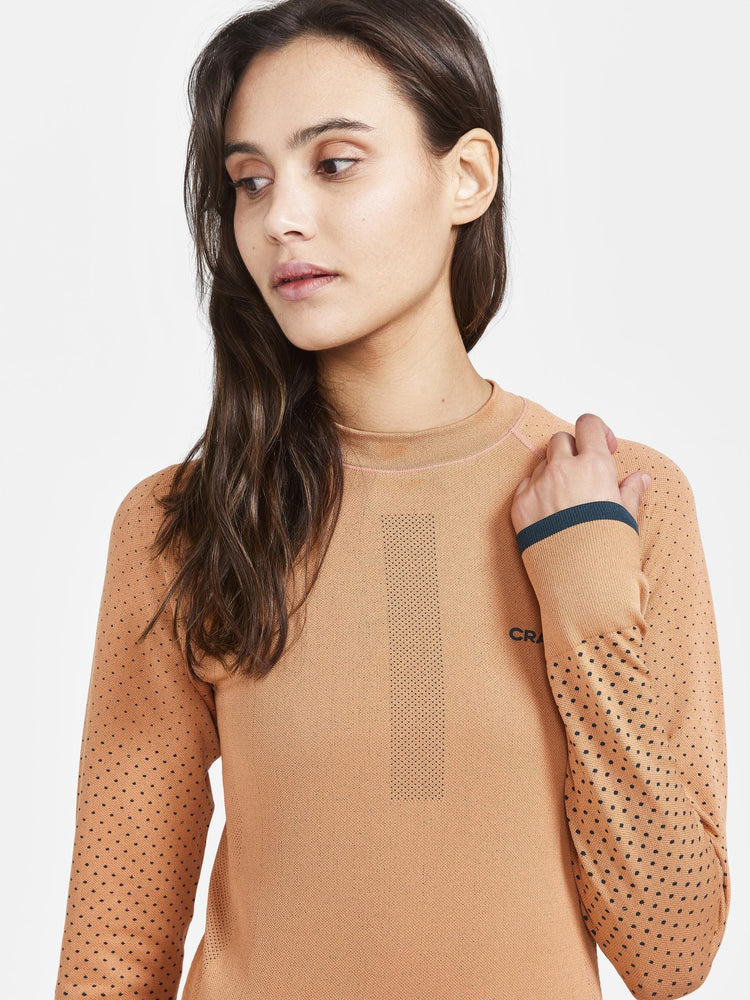 Women's ADV Warm Intensity Long Sleeve - Glow/Opal Craft Sportswear NA