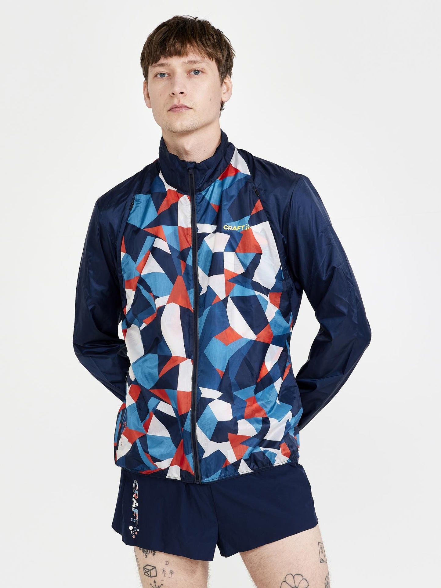 Men's PRO Dazzle Camo Running Jacket Craft Sportswear NA