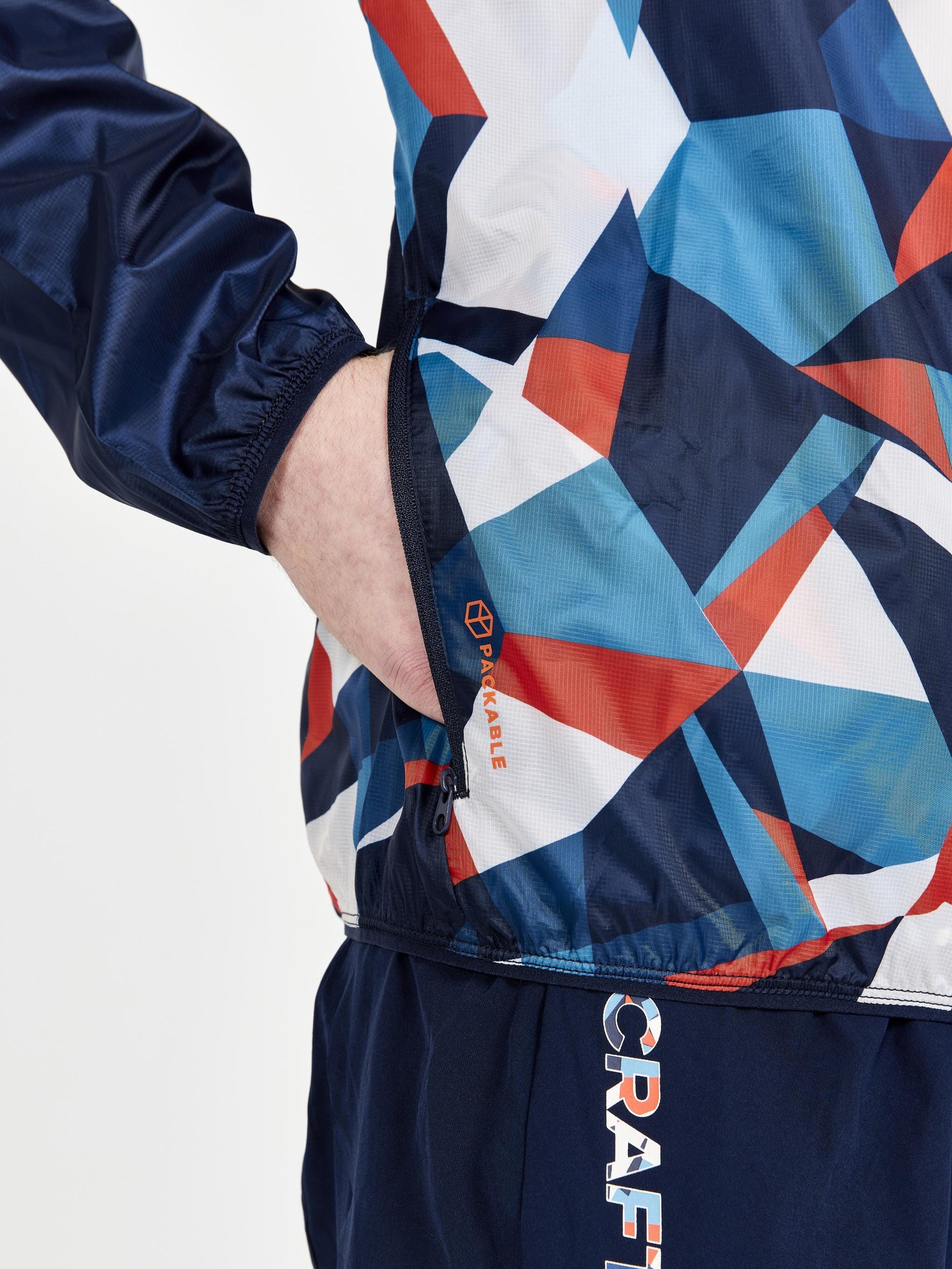 Men's PRO Dazzle Camo Running Jacket Craft Sportswear NA