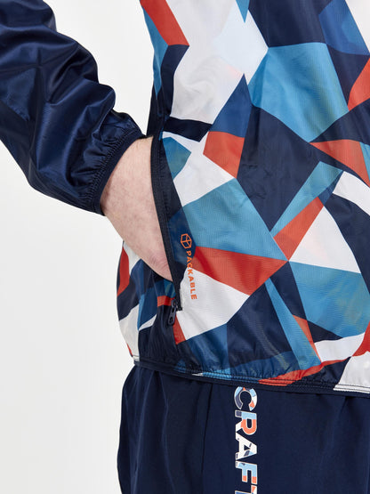 Men's PRO Dazzle Camo Running Jacket Craft Sportswear NA