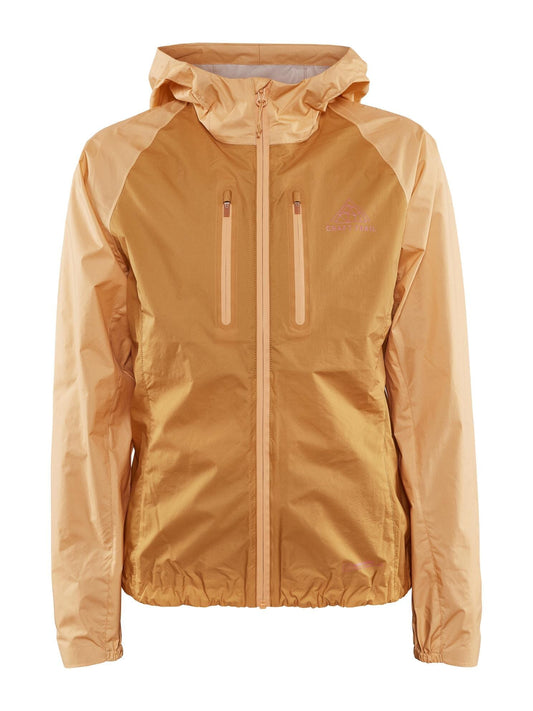 WOMEN'S PRO TRAIL RUNNING LIGHT WEIGHT JACKET - PEACH-DESERT Craft Sportswear NA