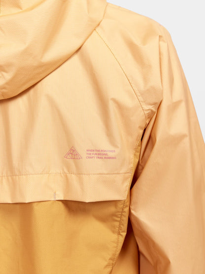 WOMEN'S PRO TRAIL RUNNING LIGHT WEIGHT JACKET - PEACH-DESERT Craft Sportswear NA