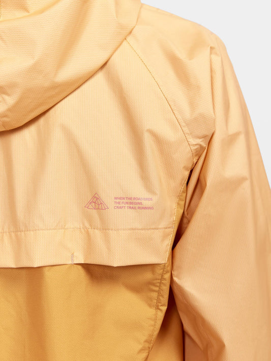 WOMEN'S PRO TRAIL RUNNING LIGHT WEIGHT JACKET - PEACH-DESERT Craft Sportswear NA