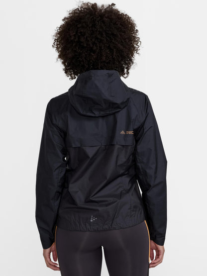 WOMEN'S PRO TRAIL RUNNING LIGHT WEIGHT JACKET - BLACK Craft Sportswear NA