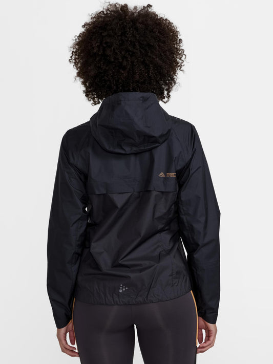 WOMEN'S PRO TRAIL RUNNING LIGHT WEIGHT JACKET - BLACK Craft Sportswear NA