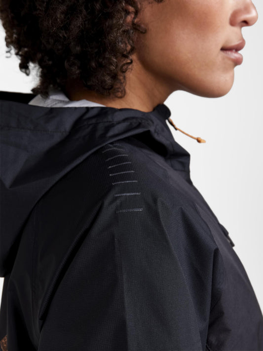 WOMEN'S PRO TRAIL RUNNING LIGHT WEIGHT JACKET - BLACK Craft Sportswear NA