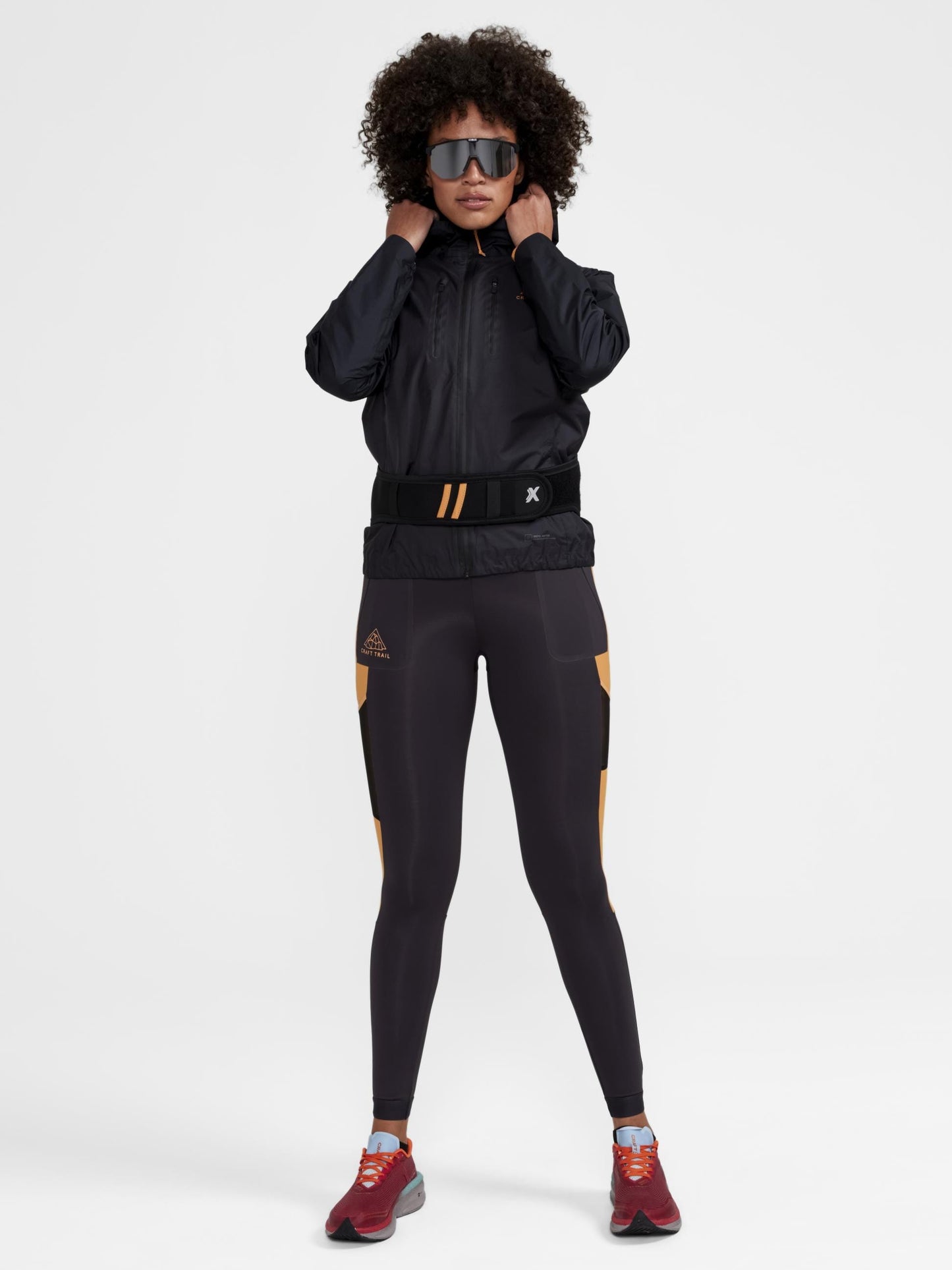 WOMEN'S PRO TRAIL RUNNING LIGHT WEIGHT JACKET - BLACK Craft Sportswear NA