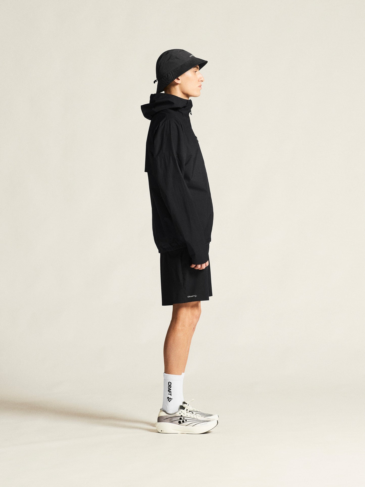 Men's Pro Trail Running 2L Light Weight Jacket - Black Men's Jackets and Vests Craft Sportswear NA