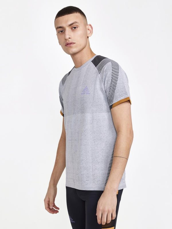 Men's Pro Trail Running Fuseknit Short Sleeve Tee - FLEX-DESERT