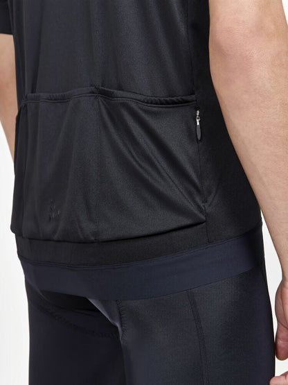Men's Core Essence Cycling Jersey - Black Craft Sportswear NA