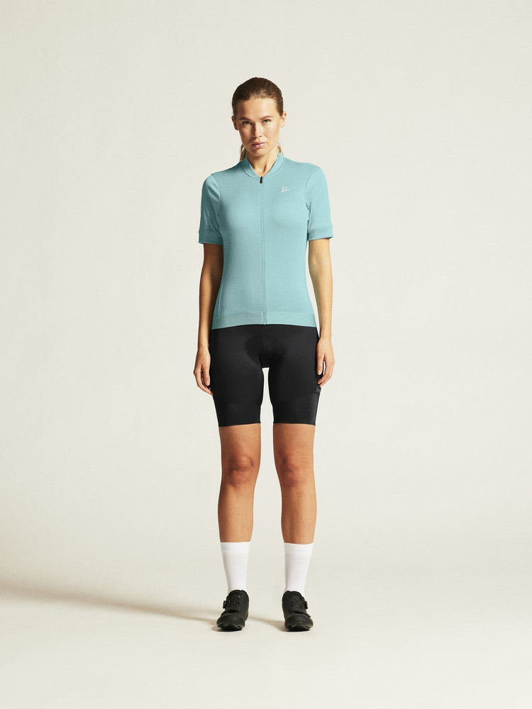 Women's Core Essence Bike Jersey Regular Fit - Celeste Craft Sportswear NA