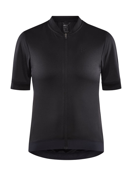 Women's Core Essence Bike Jersey Regular Fit - Black Craft Sportswear NA
