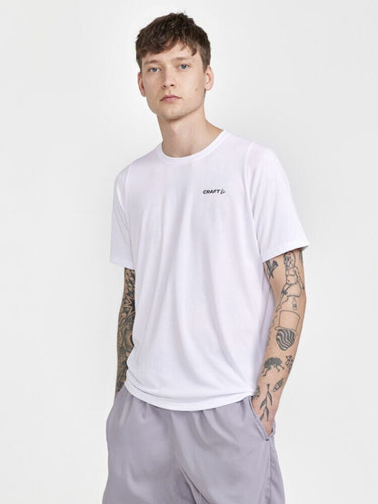 Men's Collective Bi-Blend SS Tee - White Craft Sportswear NA