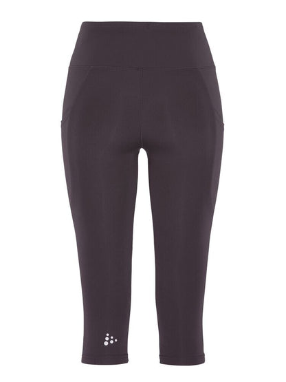 Women's ADV Essence Capri Training Tights 2 - DK Plum Craft Sportswear NA