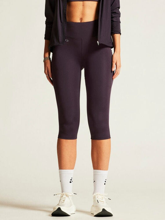 Women's ADV Essence Capri Training Tights 2 - DK Plum Craft Sportswear NA
