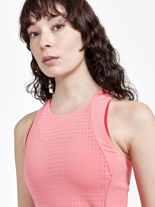 Women's ADV Hit Perforated Training Tank - Arrosa Women's Tops, T's, and Tanks Craft Sportswear NA