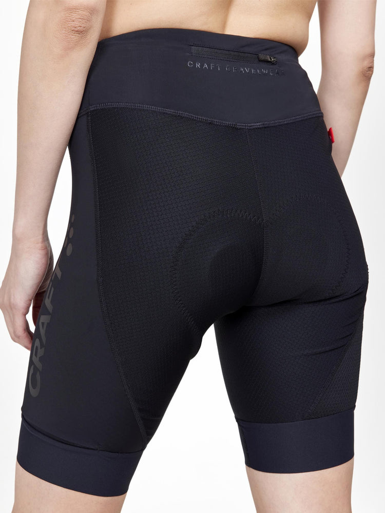 WOMEN'S ADV GRAVEL BIKE SHORTS - Black Craft Sportswear NA