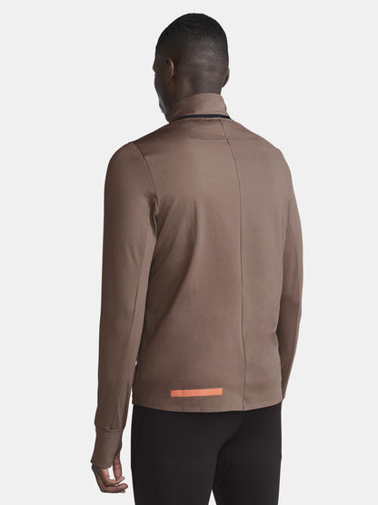Men's ADV SubZ Running Jacket 3.0 - DK CLAY Craft Sportswear NA
