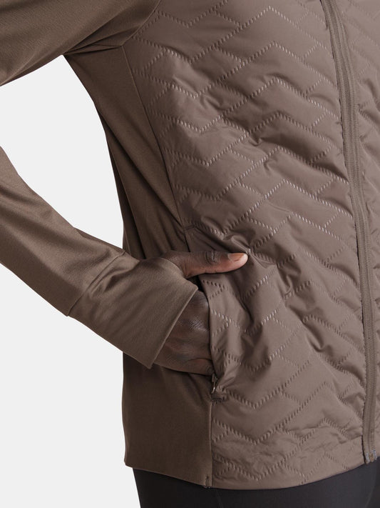 Men's ADV SubZ Running Jacket 3.0 - DK CLAY Craft Sportswear NA