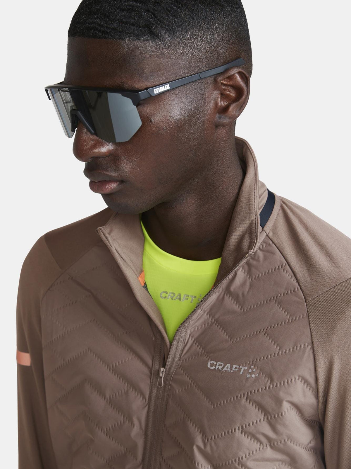 Men's ADV SubZ Running Jacket 3.0 - DK CLAY Craft Sportswear NA