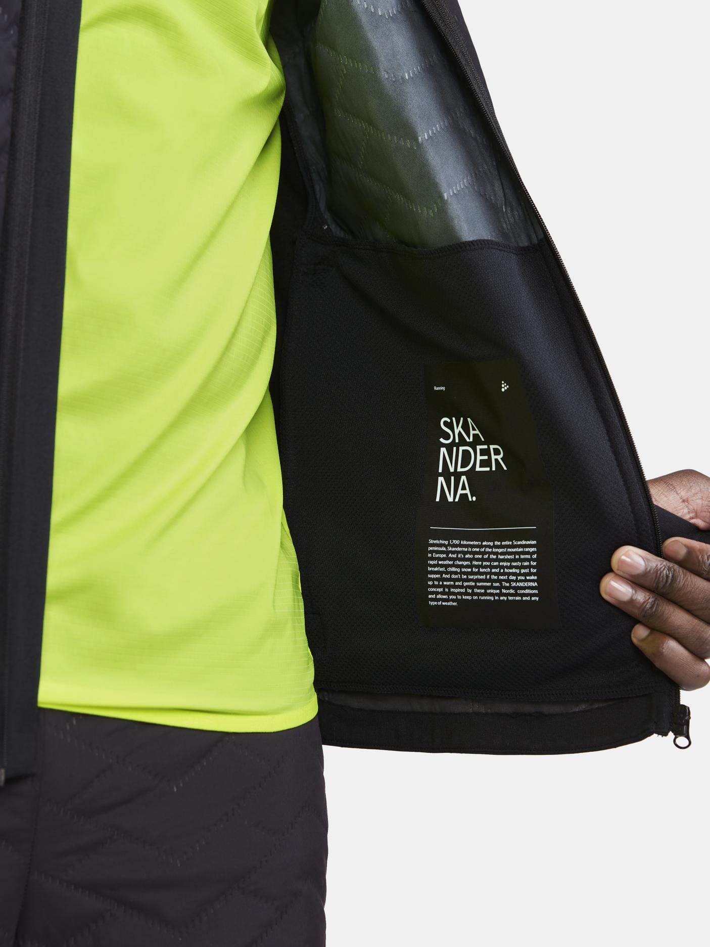 Men's ADV SubZ Running Jacket 3.0 - Black Craft Sportswear NA