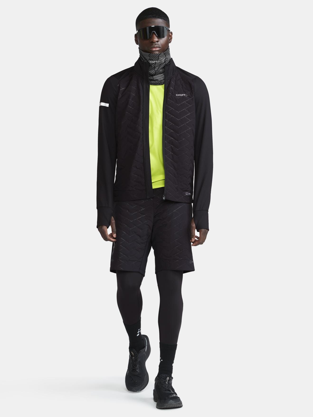 Men's ADV SubZ Running Jacket 3.0 - Black Craft Sportswear NA