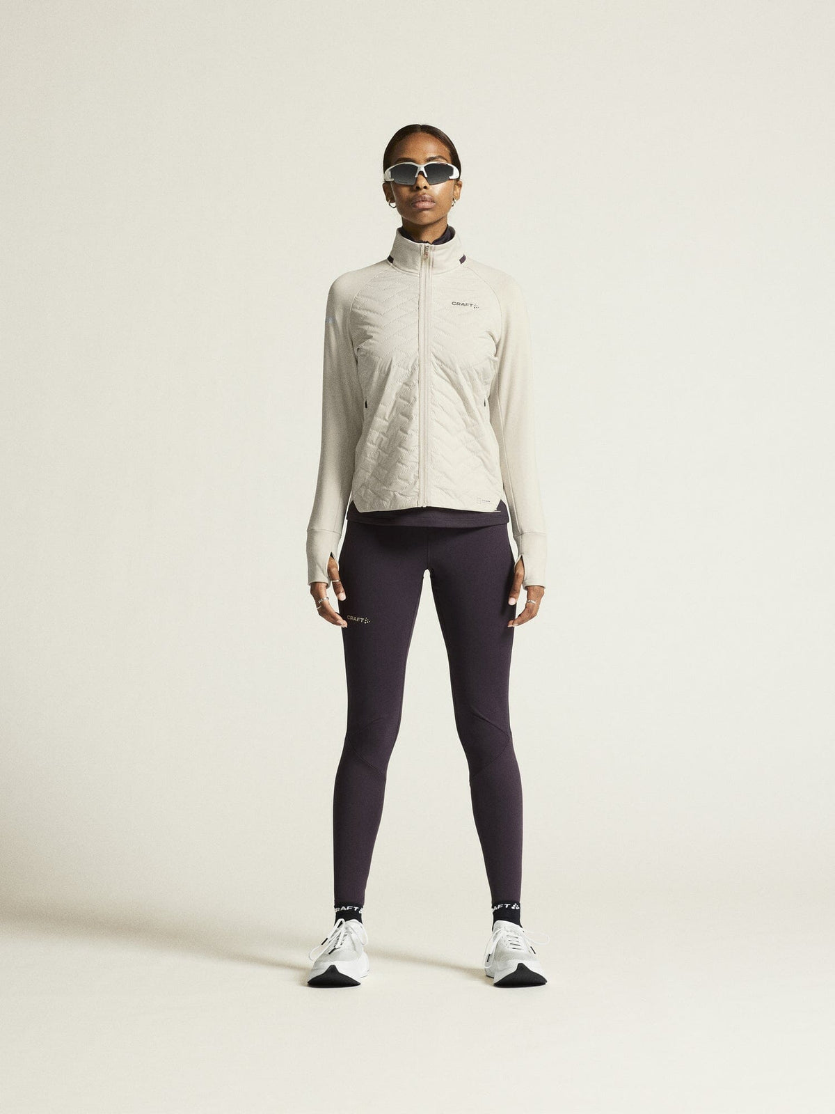 WOMENS ADV SUBZ RUNNING JACKET 3 - PLASTER Craft Sportswear NA