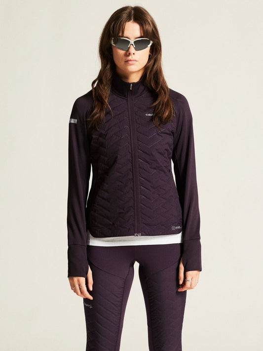 WOMENS ADV SUBZ RUNNING JACKET 3 - DK PLUM Craft Sportswear NA