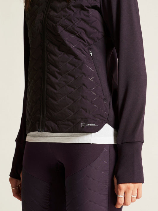 WOMENS ADV SUBZ RUNNING JACKET 3 - DK PLUM Craft Sportswear NA