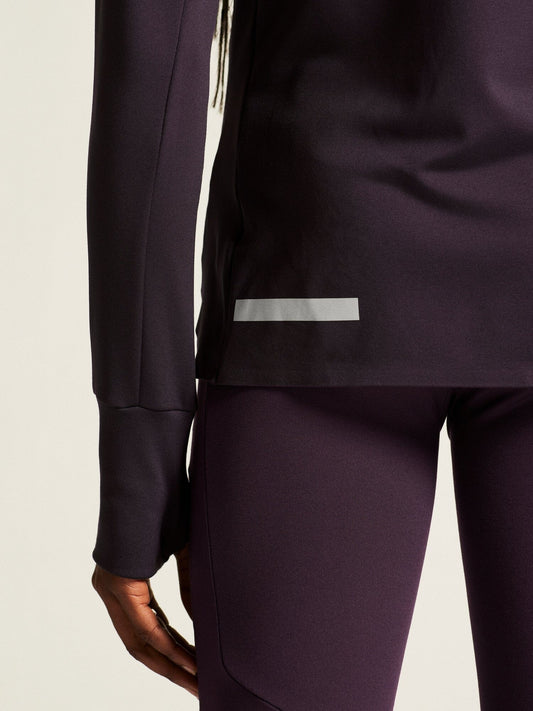 WOMENS ADV SUBZ RUNNING JACKET 3 - DK PLUM Craft Sportswear NA