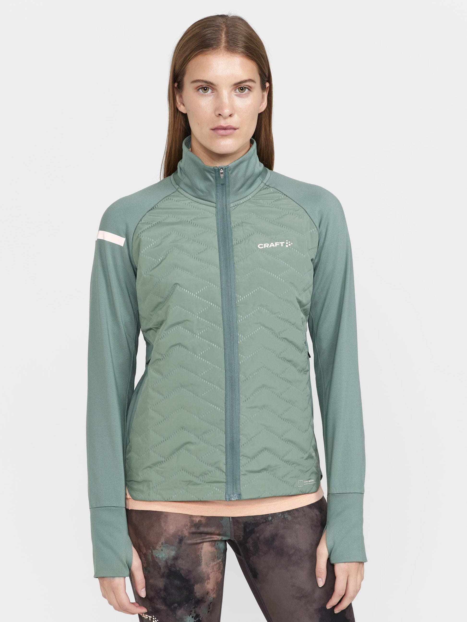 WOMENS ADV SUBZ RUNNING JACKET 3 - THYME Craft Sportswear NA