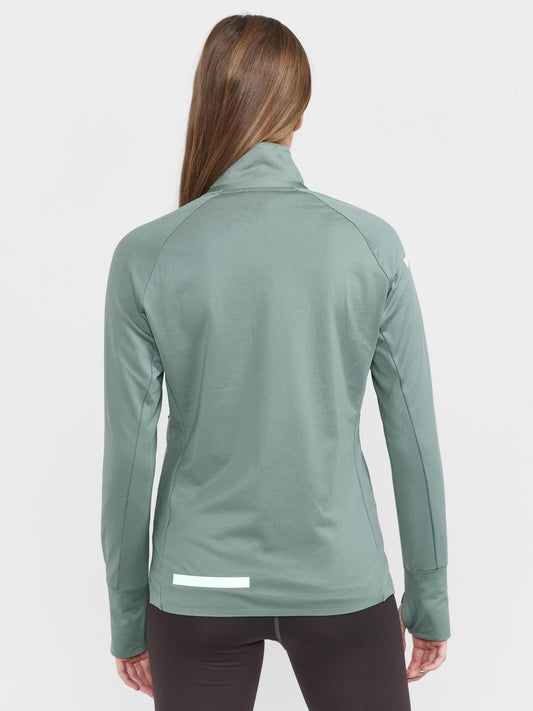 WOMENS ADV SUBZ RUNNING JACKET 3 - THYME Craft Sportswear NA