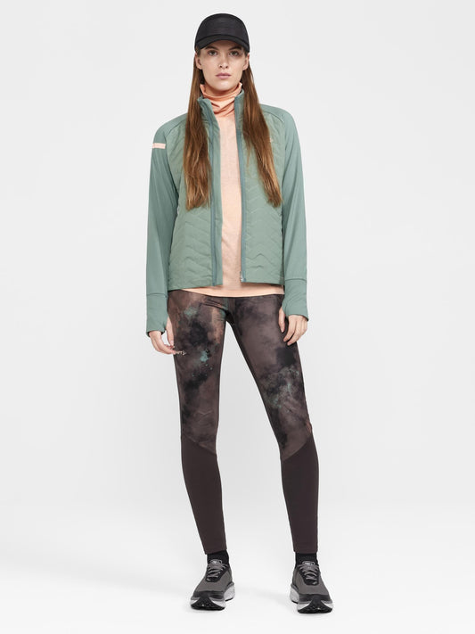 WOMENS ADV SUBZ RUNNING JACKET 3 - THYME Craft Sportswear NA