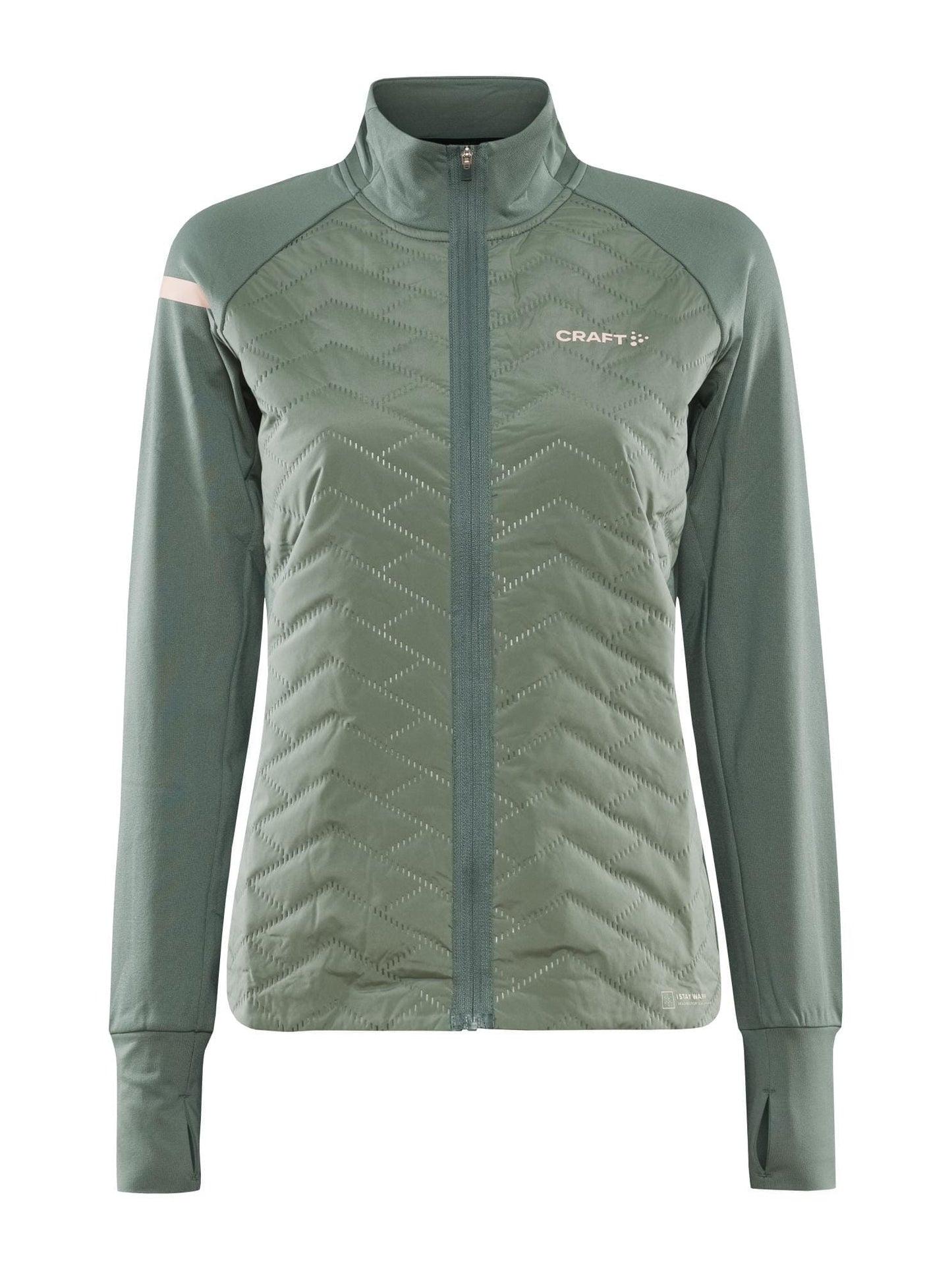 WOMENS ADV SUBZ RUNNING JACKET 3 - THYME Craft Sportswear NA