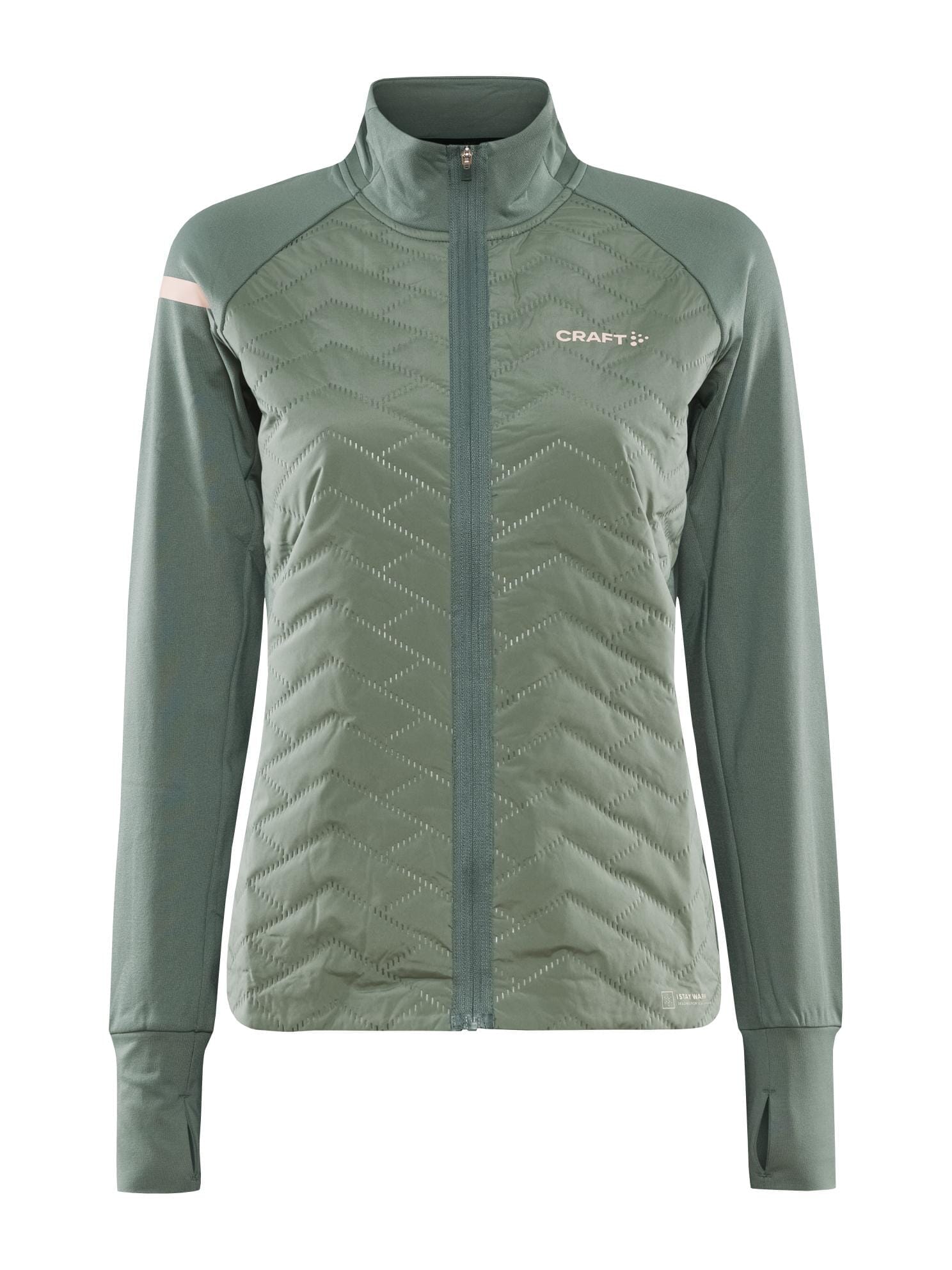 WOMENS ADV SUBZ RUNNING JACKET 3 - THYME Craft Sportswear NA
