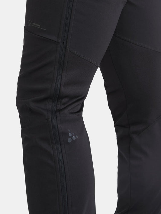 MENS CORE XC SKI TRAINING FZ PANTS - Black Craft Sportswear NA