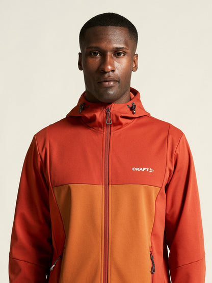 Men's Core Backcountry Hood Jacket - Ochre/Buff Craft Sportswear NA