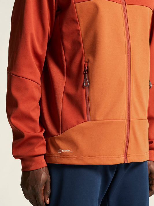 Men's Core Backcountry Hood Jacket - Ochre/Buff Craft Sportswear NA