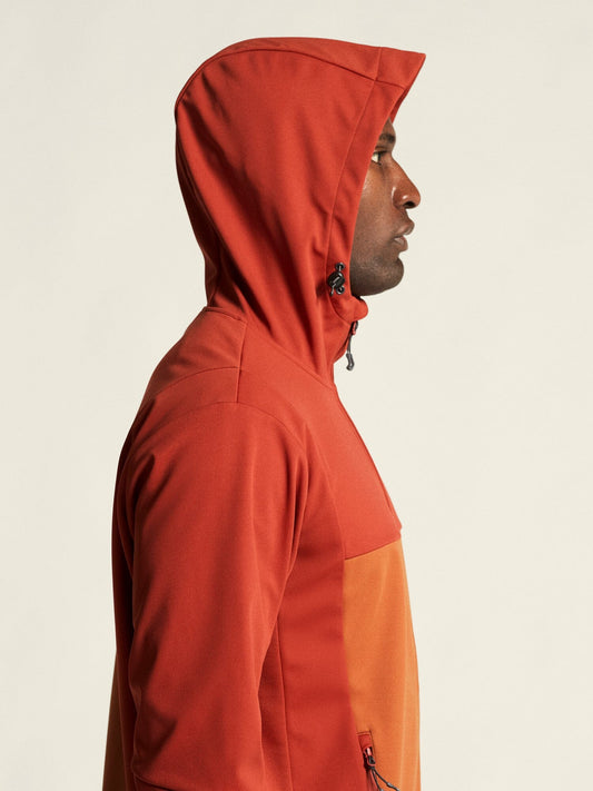 Men's Core Backcountry Hood Jacket - Ochre/Buff Craft Sportswear NA