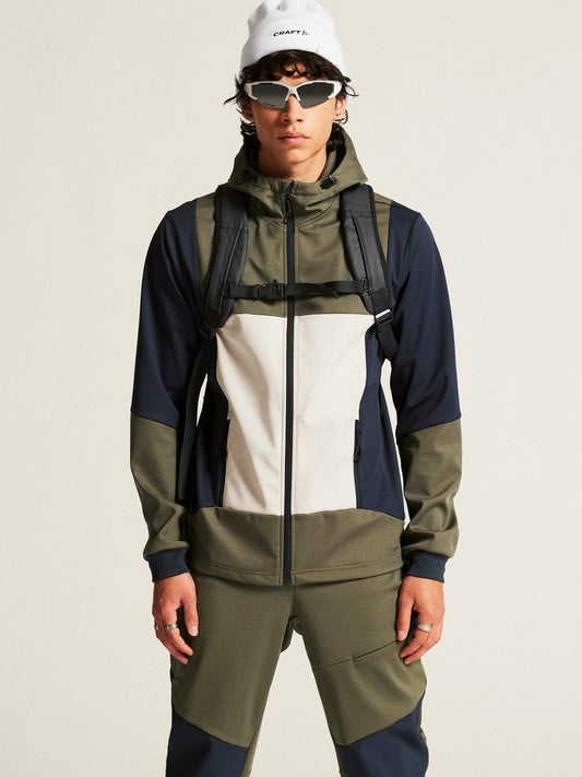 MEN'S CORE BACKCOUNTRY HOOD JACKET - RIFT/BLAZE Craft Sportswear NA