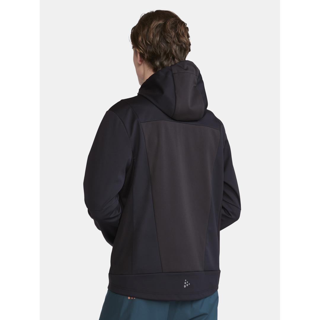 MEN'S CORE BACKCOUNTRY HOOD JACKET - BLACK-SLATE Craft Sportswear NA