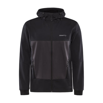 MEN'S CORE BACKCOUNTRY HOOD JACKET - BLACK-SLATE Craft Sportswear NA