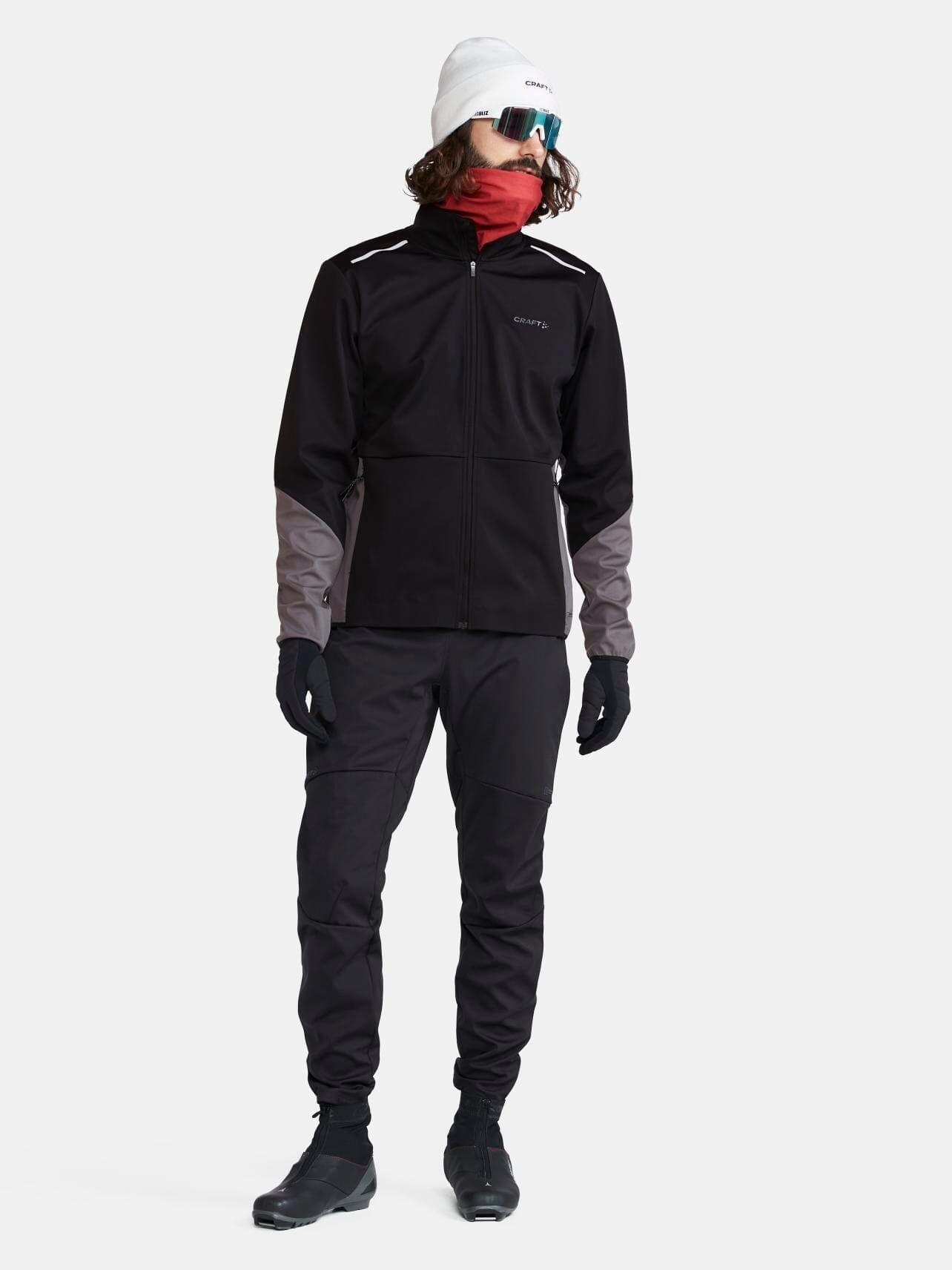 MENS CORE XC SKI TRAINING JACKET - Black/Granite – Craft Sportswear NA