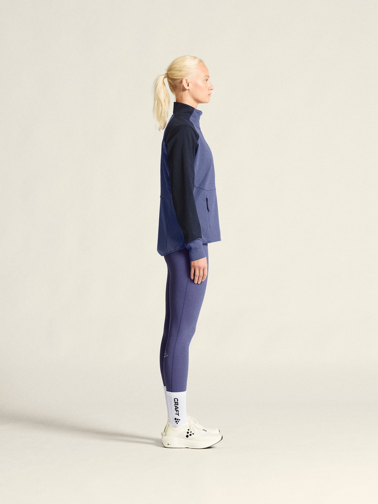 Women's Core XC Ski Training Jacket - Aerinite/Blaze Craft Sportswear NA