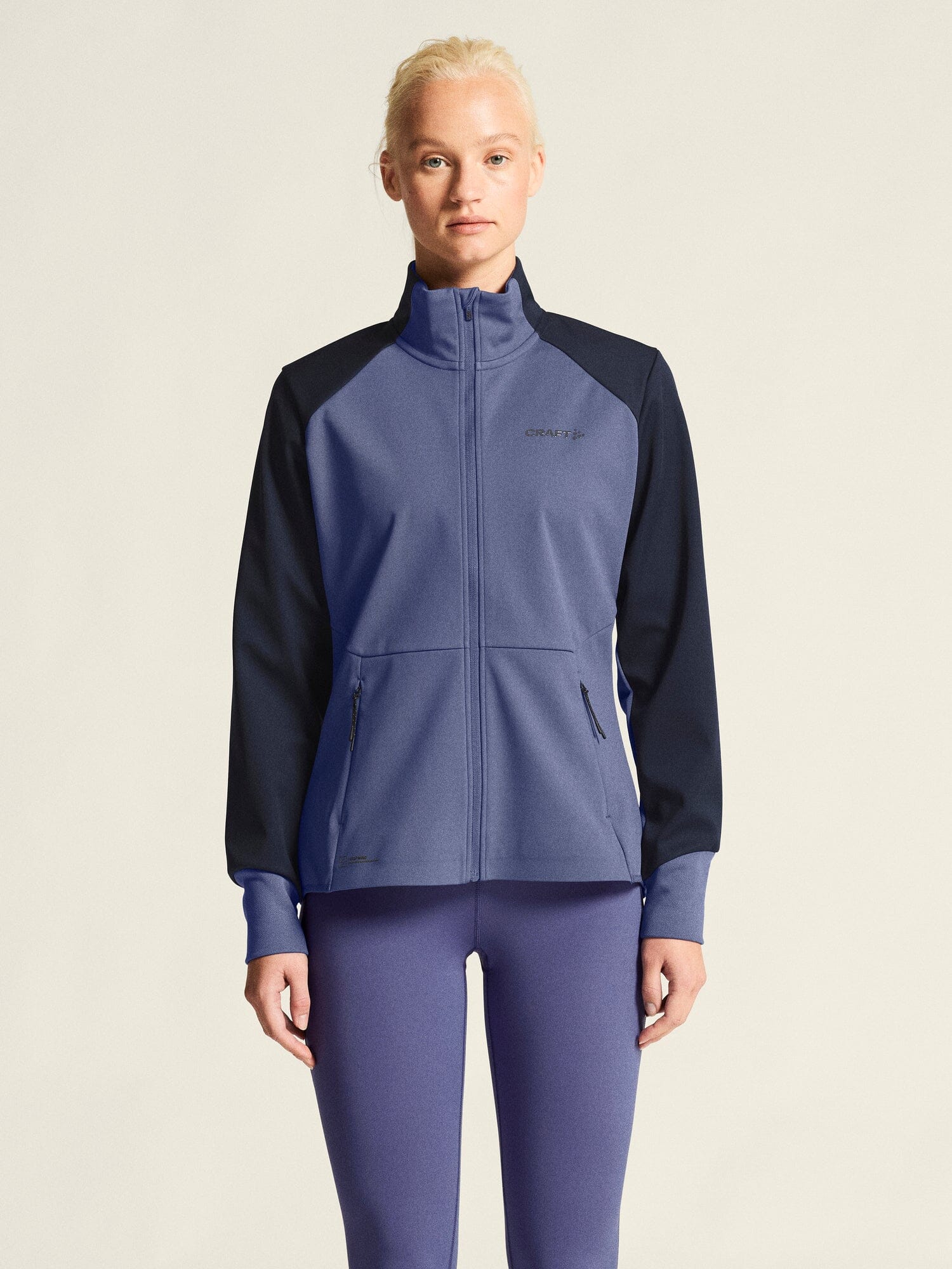 Women's Core XC Ski Training Jacket - Aerinite/Blaze Craft Sportswear NA