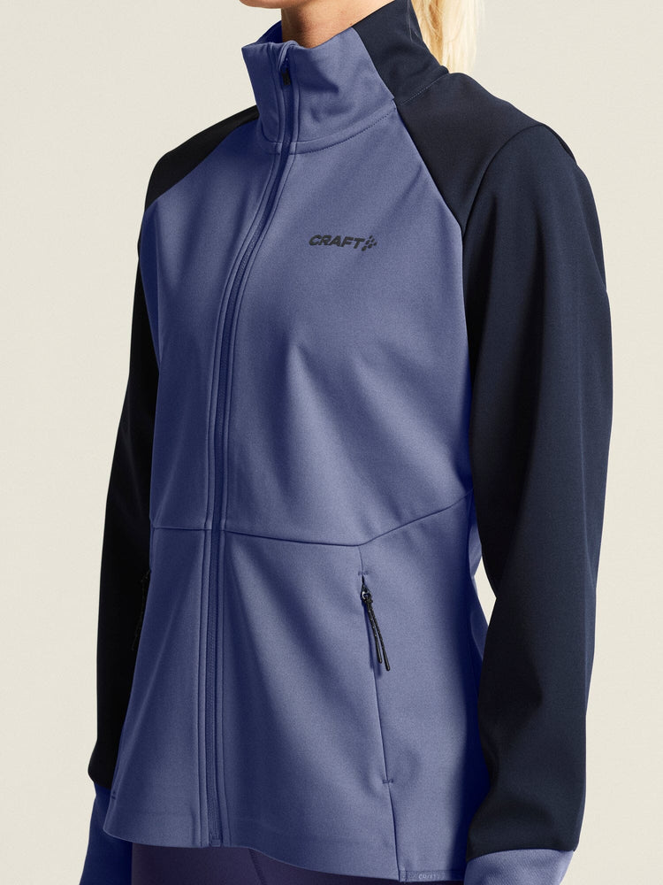 Women's Core XC Ski Training Jacket - Aerinite/Blaze Craft Sportswear NA