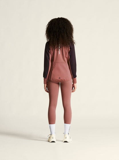 Women's Core XC Ski Training Jacket - Rose Brown/DK Plum Craft Sportswear NA