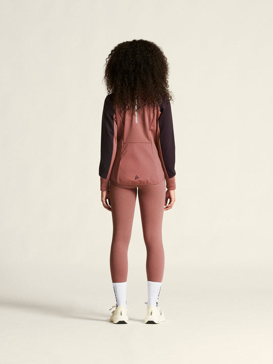 Women's Core XC Ski Training Jacket - Rose Brown/DK Plum Craft Sportswear NA
