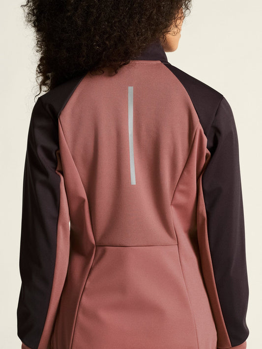 Women's Core XC Ski Training Jacket - Rose Brown/DK Plum Craft Sportswear NA