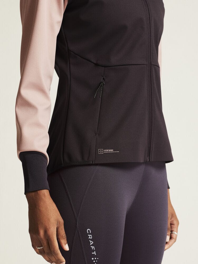 WOMENS CORE XC SKI TRAINING JACKET - DK PLUM/CHARM Craft Sportswear NA